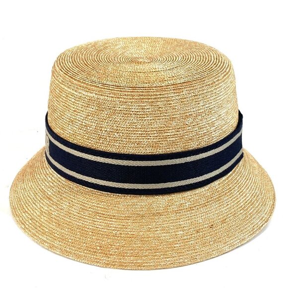 Dior 11DRT952G180 DIORESORT hat Straw hat straw hat hat Beige/Navy main image 4